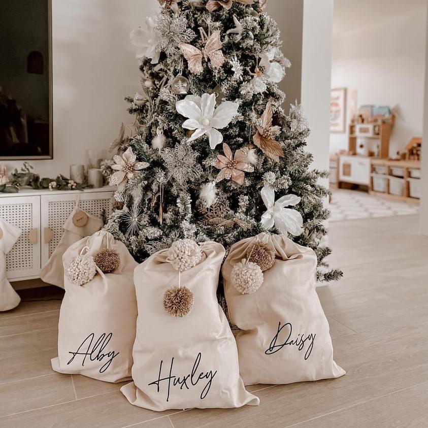 Extra large personalised Christmas present sack