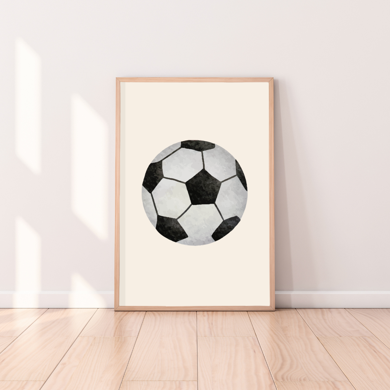 Sports Ball kids wall print / wall art ~ 4 balls