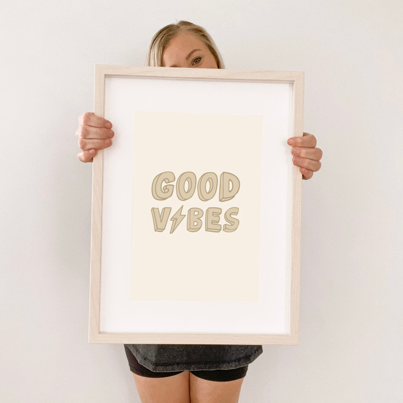 Good vibes kids wall print / wall art ~ 6 colours