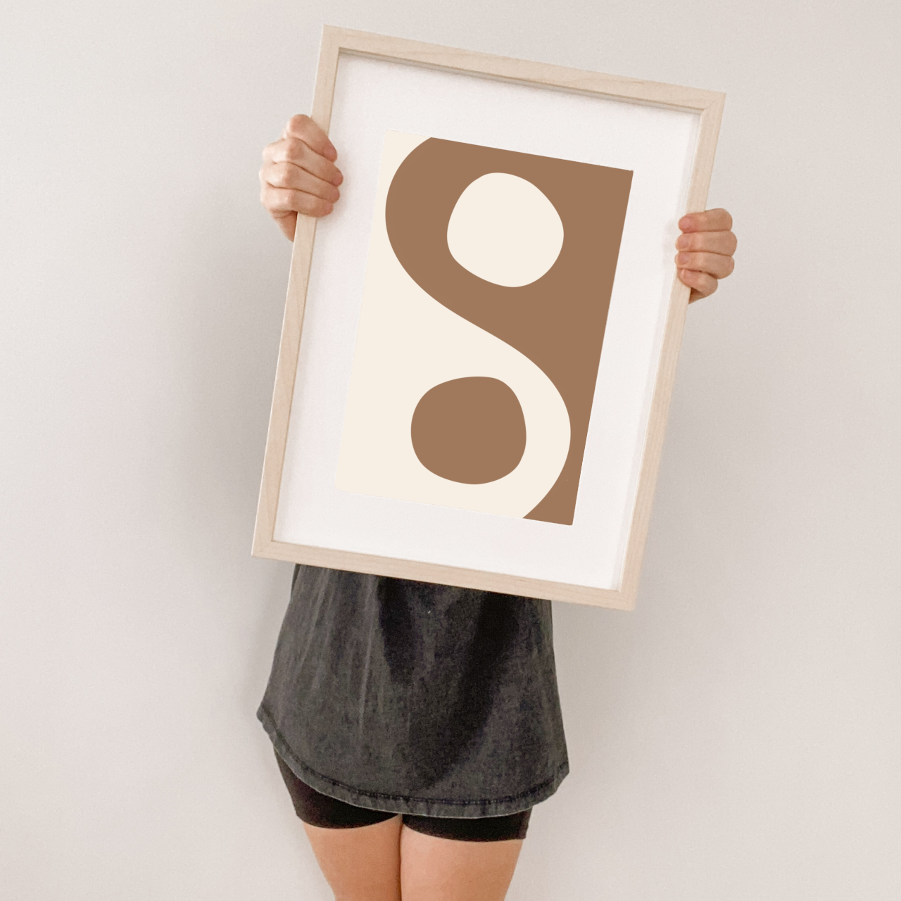 Abstract ying yang kids wall print / wall art ~ 8 colours