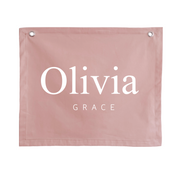 custom wall banner. custom wall flag. custom bedroom banner. custom playroom banner. custom playroom wall flag. personalised wall banner. personalised wall flag. personalised bedroom banner. personalised playroom banner. custom kids wall hanging. monogrammed kids wall flag.