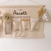 Personalised canvas gift tag. Personalised cotton gift tag. Custom gift tag. Fabric gift tag. Present name tag. Christmas personalised gift tag. Christmas name gift tag. Easter custom name tag. Easter personalised basket tag. Christmas sack name tag. Birthday personalised gift tag. Mother’s Day personalised name gift tag. 