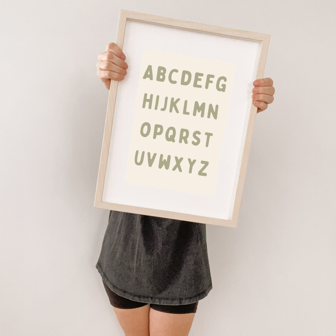 Alphabet kids wall print / wall art ~ 10 colours