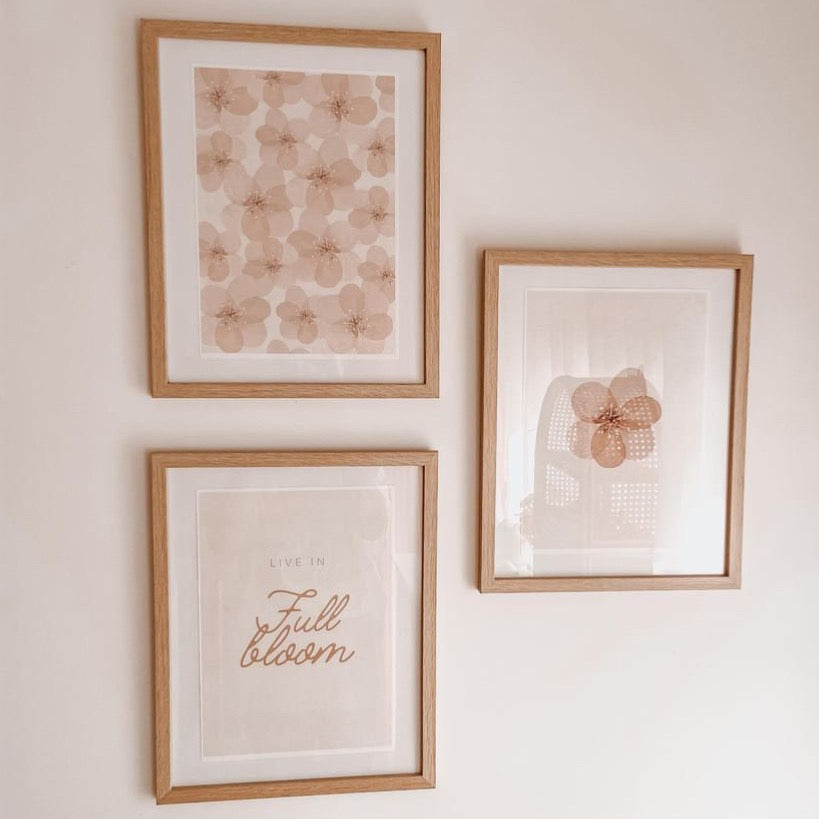 Live In Full Bloom girls wall prints / wall art ~ 3 designs