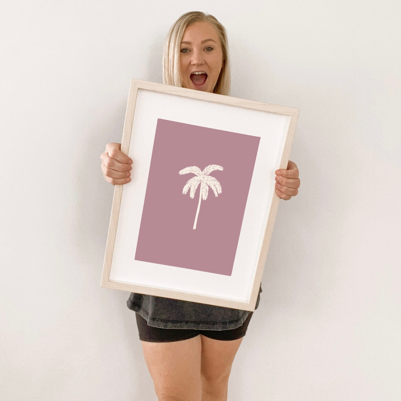 Palm tree kids wall print / wall art ~ 7 colours