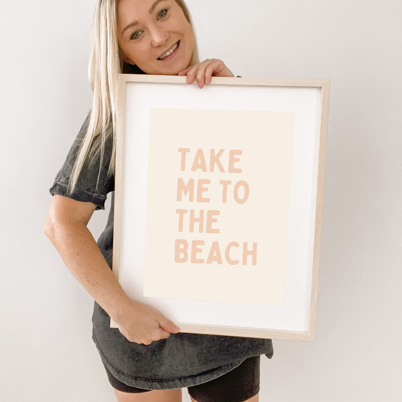 Take me to the beach kids wall print / wall art ~ 6 colours