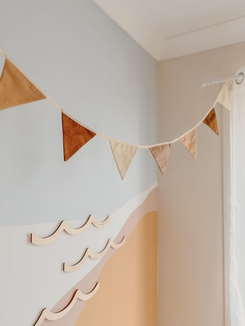 Sunshine kids wall bunting / wall hangings