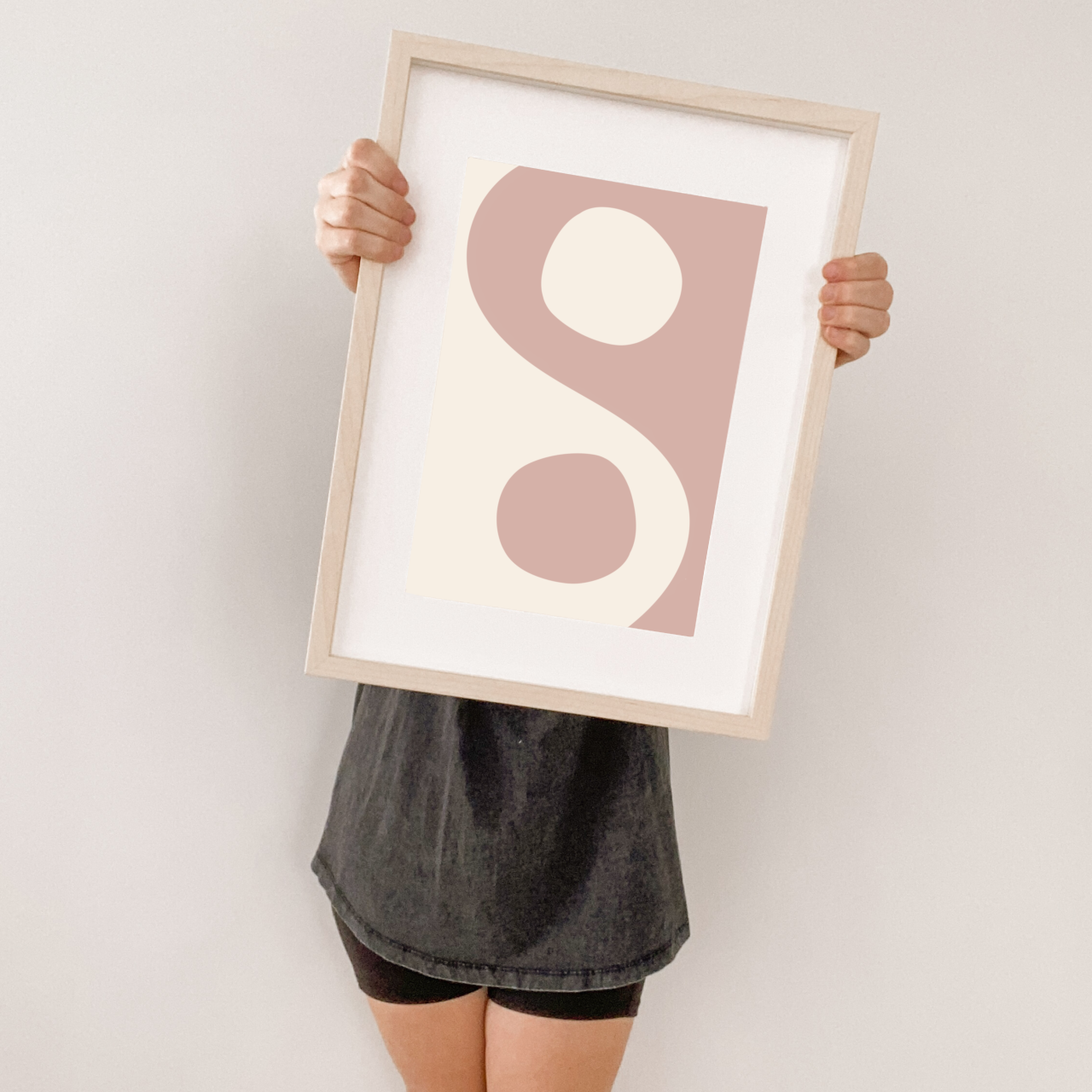 Abstract ying yang kids wall print / wall art ~ 8 colours