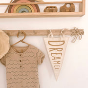 kids pennant flag. dreamer bedroom styling. dreamer bedroom wall decor. dreamer bedroom wall banner. dreamer wall flag banner. dreamer bedroom inspo. dreamer bedroom decor ideas. dreamer nursery bedroom decor. dreamer flag. dreamer nursery room inspo. dreamer pennant flag.