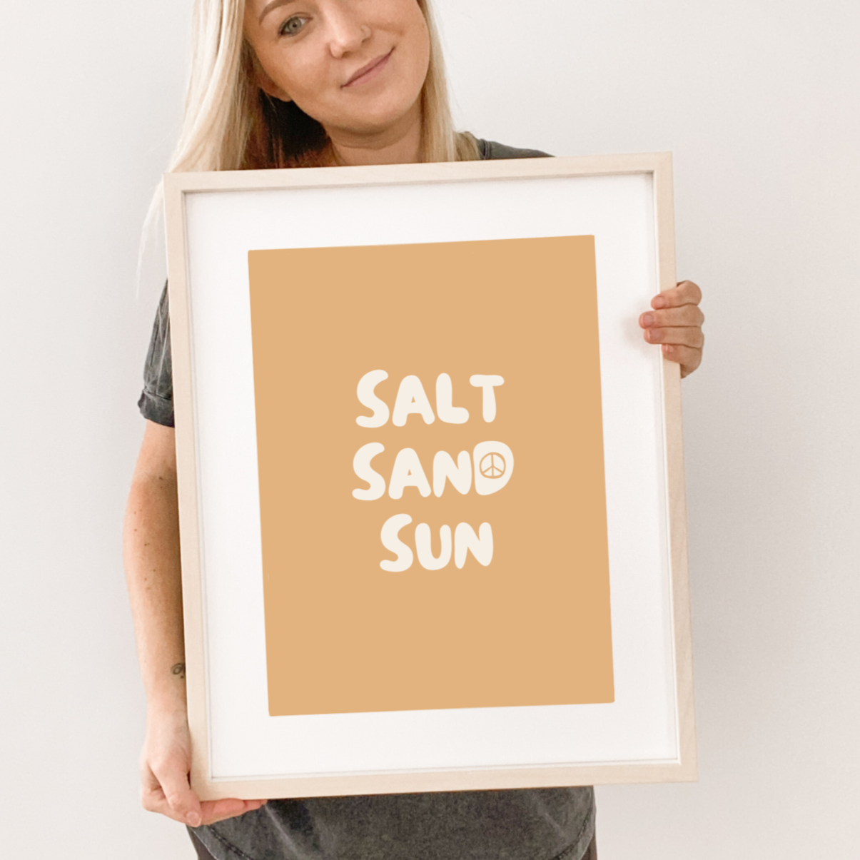 Salt sand and sun kids wall print / wall art ~ 6 colours