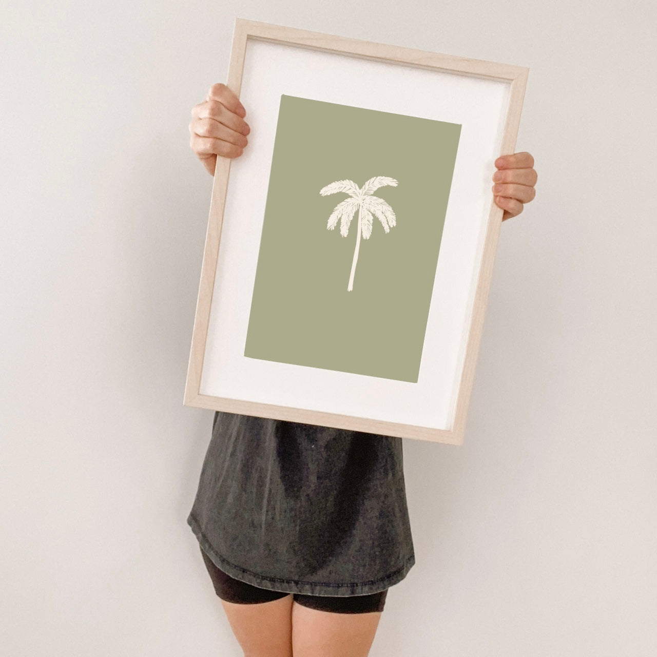 Palm tree kids wall print / wall art ~ 7 colours