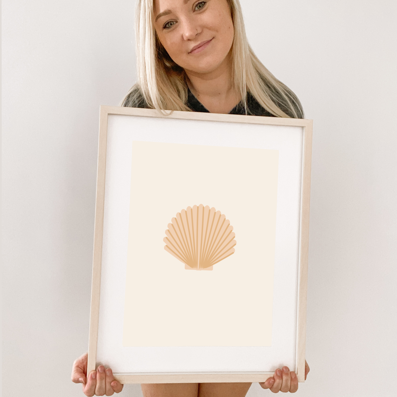 Shell kids wall print / wall art ~ 2 colours