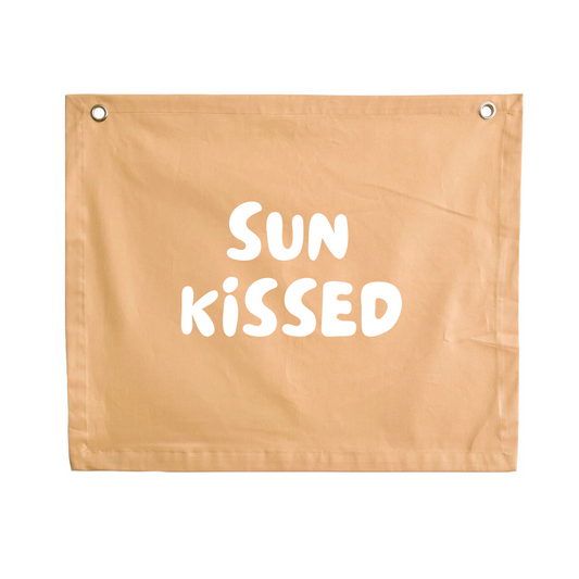 Sun kissed kids wall banner / wall hanging ~ Honey