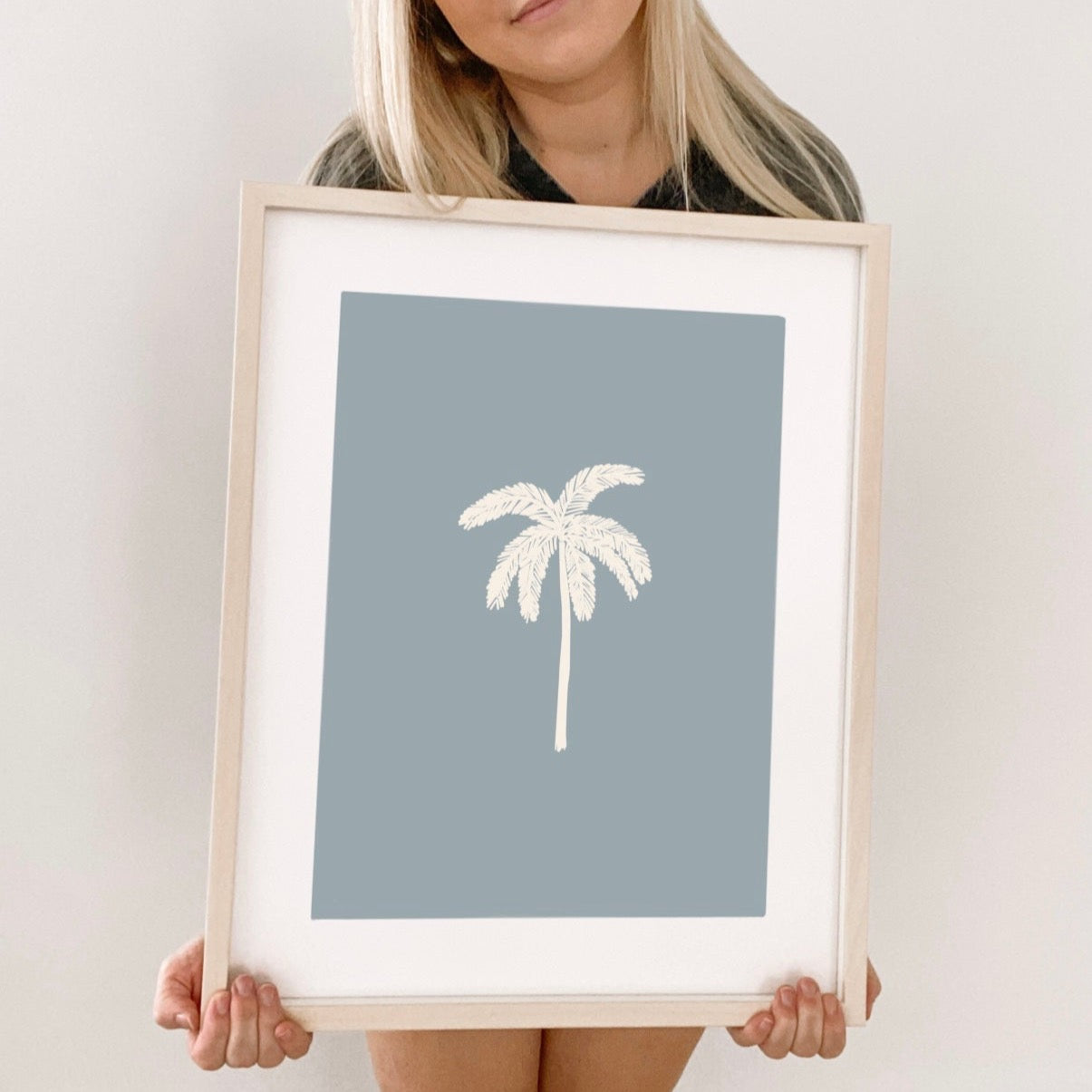 Palm tree kids wall print / wall art ~ 7 colours