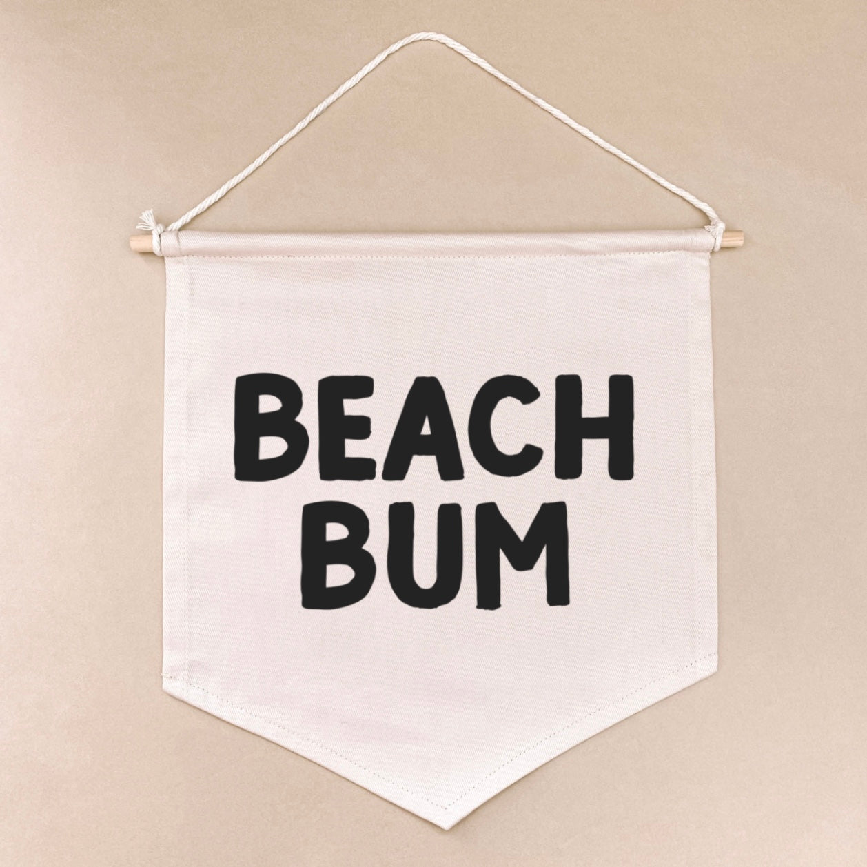 Beach bum hanging banner / wall banner ~ Warm sand