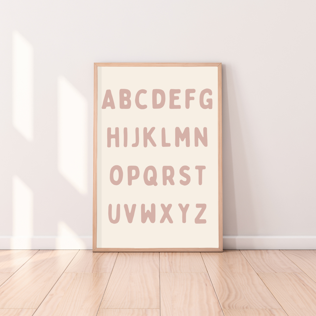 Alphabet kids wall print / wall art ~ 10 colours