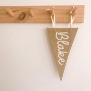 custom pennant flag. custom pennant. name pennant flag. custom wall flag. custom bedroom banner. custom playroom banner. custom playroom wall flag. personalised wall banner. personalised wall flag. personalised bedroom banner. personalised playroom banner. custom kids wall hanging. monogrammed kids wall flag.