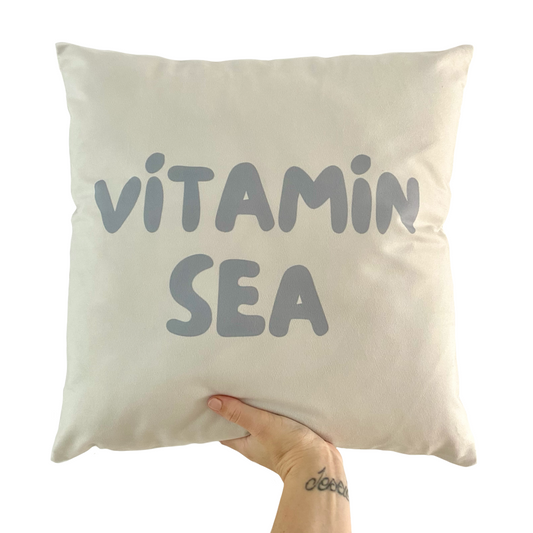 Vitamin sea cushion cover. Surf boys bedroom cushion slip. Surf cushion cover. Boys surf themed cushion. Velour boys cushion cover. Coastal boys cushion. Coastal boys pillow. Coastal cushion cover. Beach boys bedding. Beach theme boys cushion. Beach cushion cover. Boys coastal bedroom decor. Boys beach throw cushion. Boys surf throw pillow. Beach inspired cushion cover. ocean themed kids cushion. ocean boys bedding.