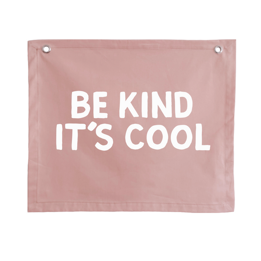 be kind its cool wall banner. Be kind its cool wall flag. Be kind its cool bedroom banner. Girls playroom banner. Girls playroom wall flag. Girls bedroom styling. Girls bedroom wall decor. Girls bedroom inspo. Girls bedroom decor ideas. 7 year old bedroom ideas. 10 year old bedroom ideas. 12 year old bedroom ideas.
