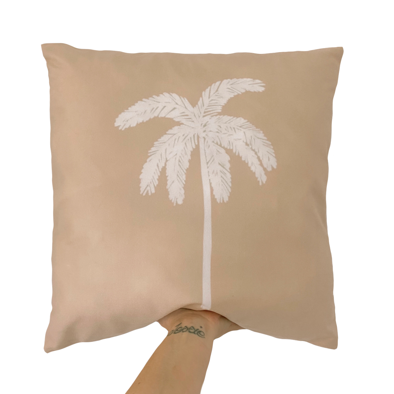 Sole Palm cushion slip/ cushion cover ~ sand