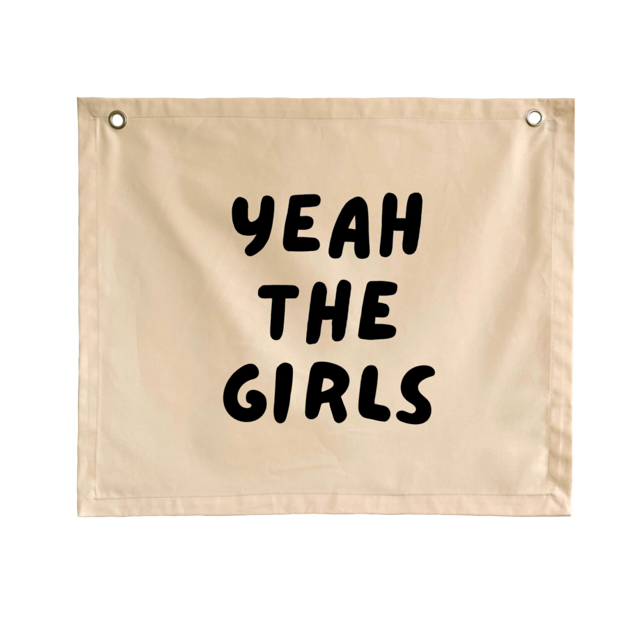 Yeah the girls kids wall banner / wall hanging ~ Shell