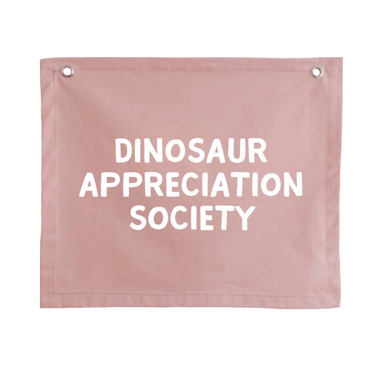 Dinosaur appreciation society wall banner ~ Petal