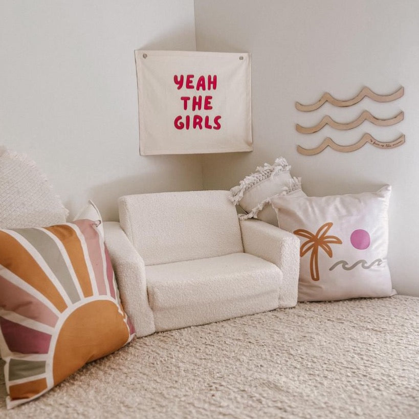 Yeah the girls kids wall banner / wall hanging ~ Shell