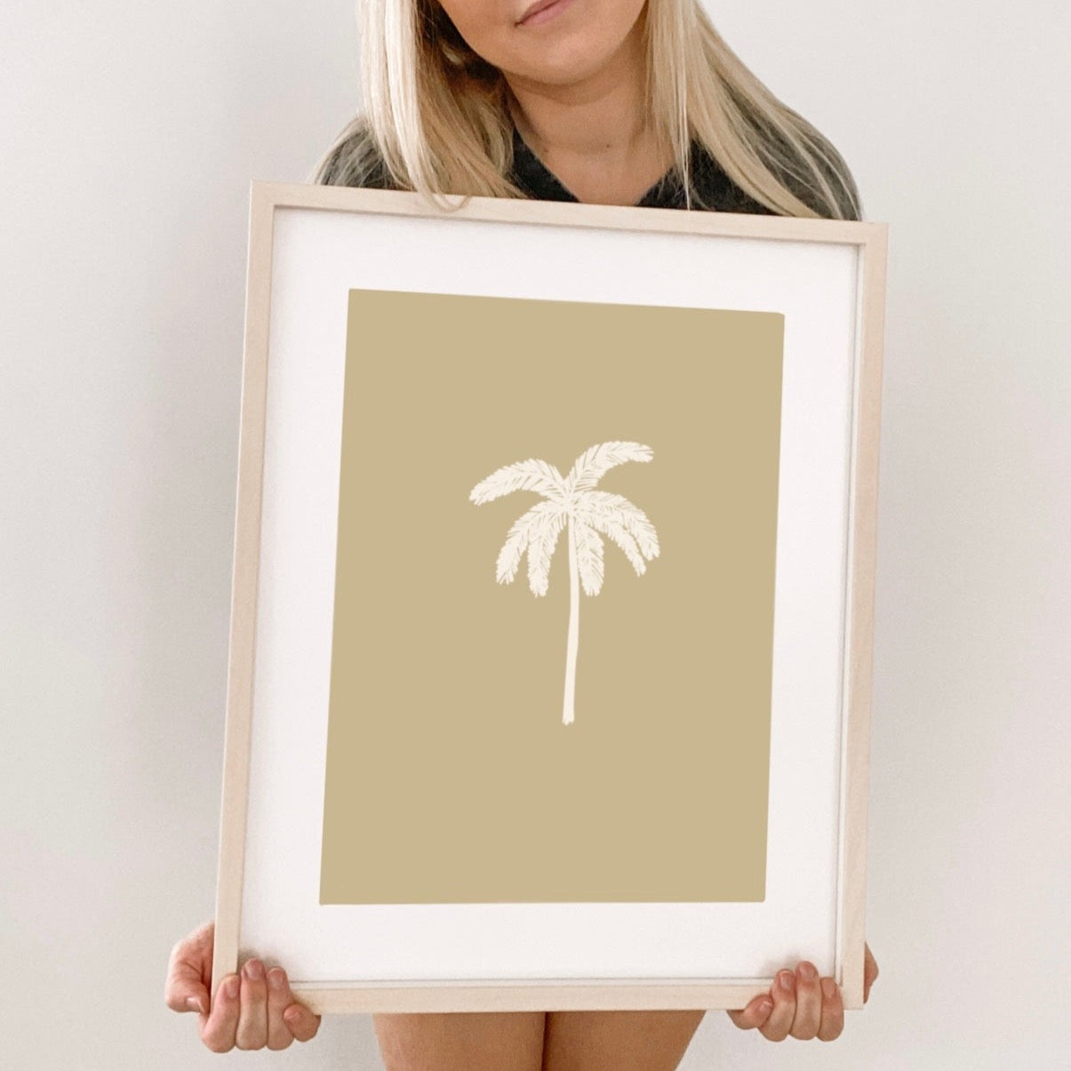 Palm tree kids wall print / wall art ~ 7 colours