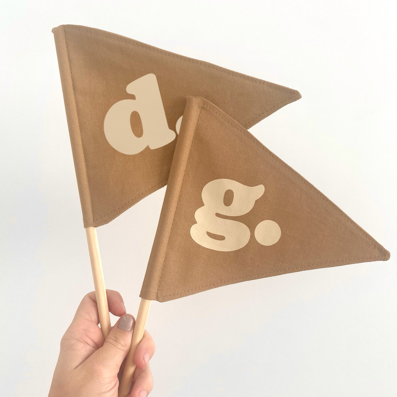 Alphabet soup pennant flag  ~ Camel