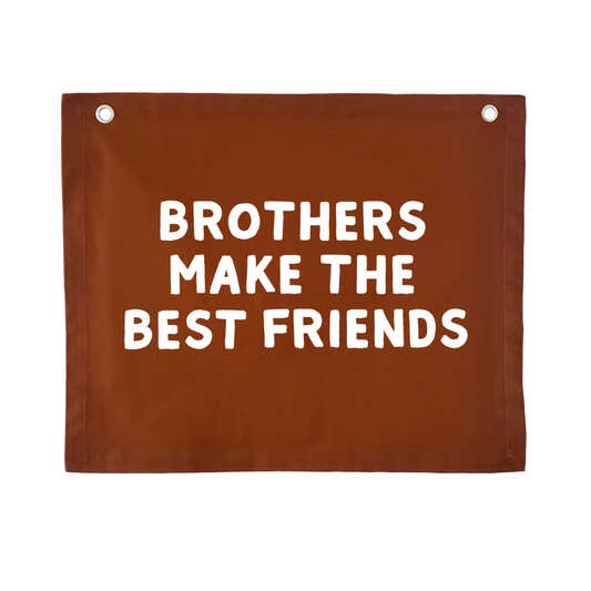 Brothers bedroom styling. Brothers bedroom wall decor. Brothers bedroom wall banner. Brothers wall banner. Brothers bedroom inspo. Brothers bedroom decor ideas. Shared boys bedroom decor. Brothers make the best friends banner. Shared boys room inspo. Brothers wall decor.