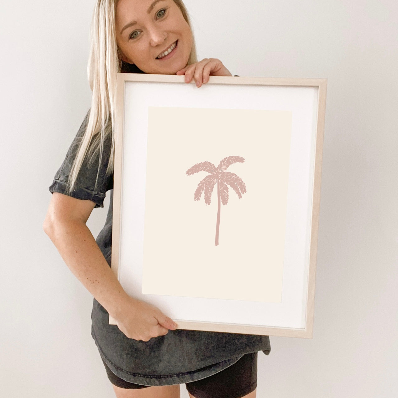 Palm tree kids wall print / wall art ~ 7 colours