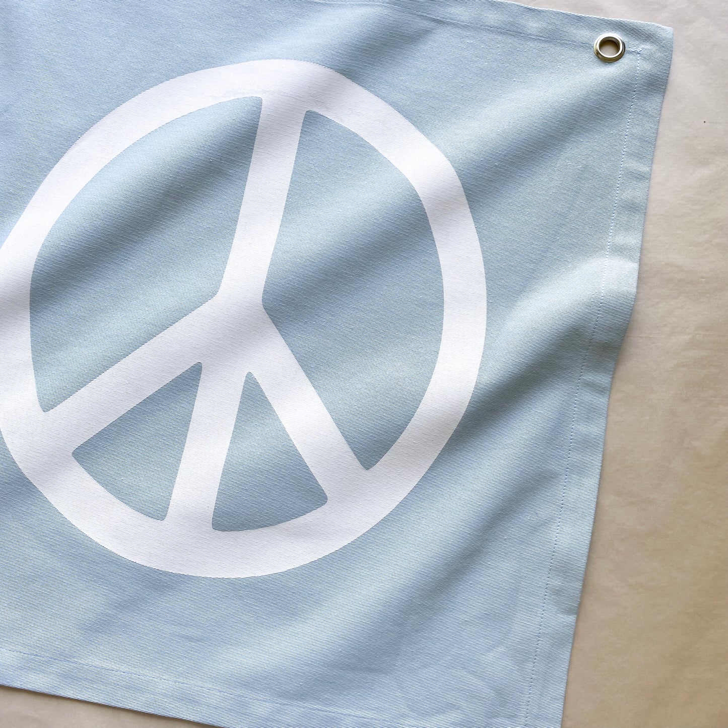 Large peace sign kids wall banner / wall hanging ~ Bay