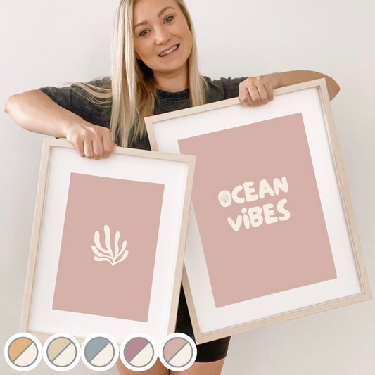 Ocean vibes kids wall print / wall art ~ 5 colours