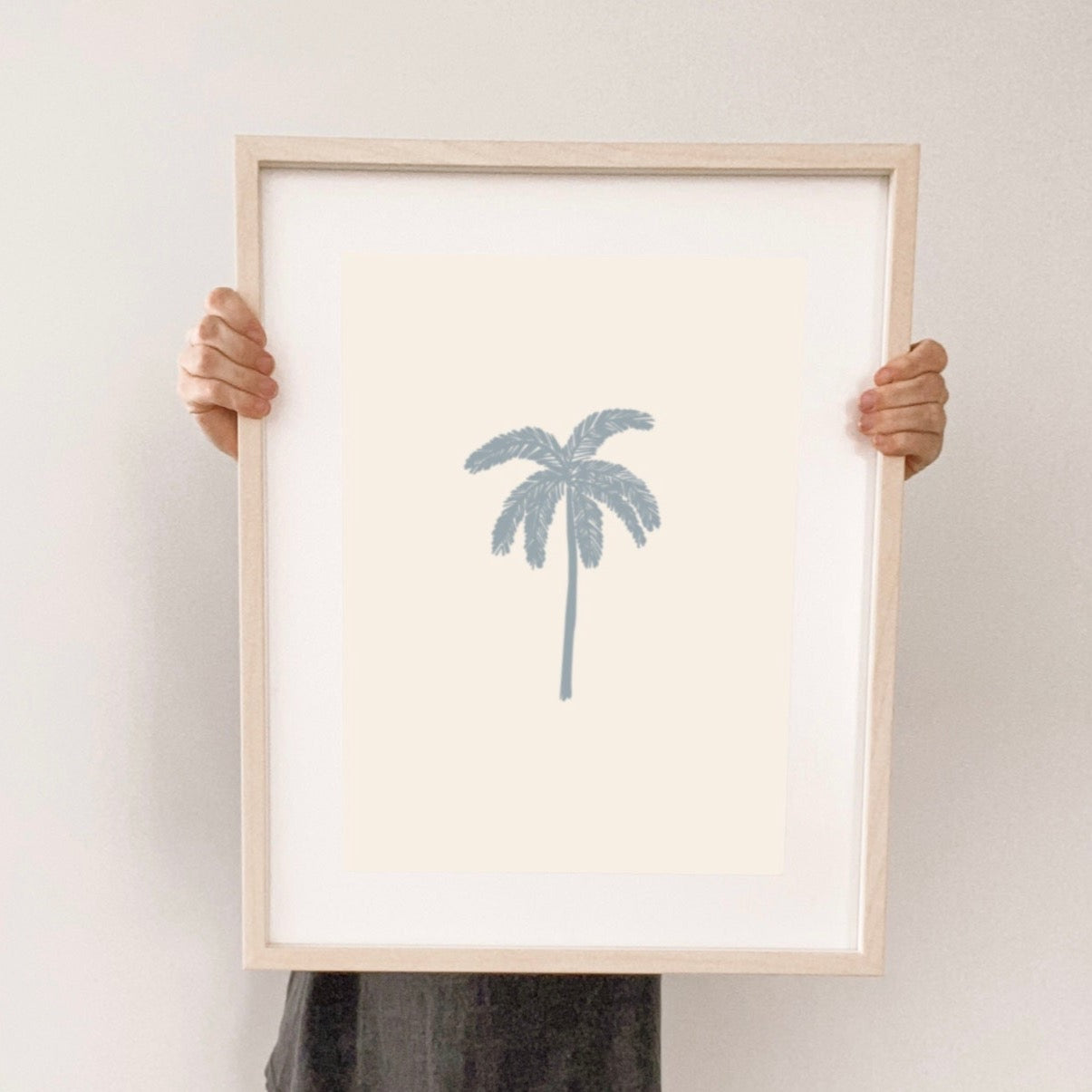 Palm tree kids wall print / wall art ~ 7 colours