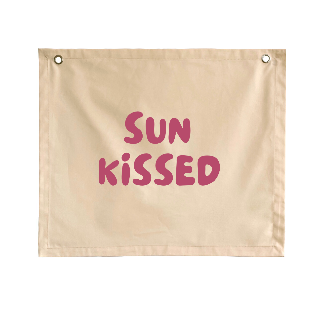 Sun kissed kids wall banner / wall hanging ~ Shell