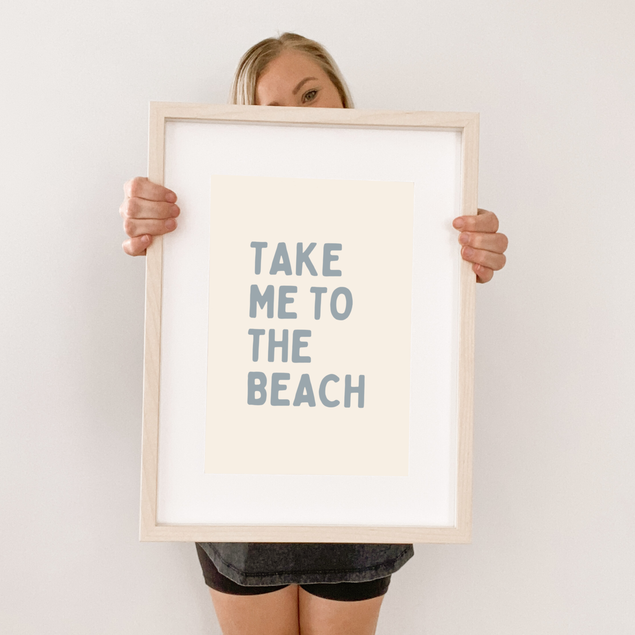 Take me to the beach kids wall print / wall art ~ 6 colours