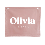 custom wall banner. custom wall flag. custom bedroom banner. custom playroom banner. custom playroom wall flag. personalised wall banner. personalised wall flag. personalised bedroom banner. personalised playroom banner. custom kids wall hanging. monogrammed kids wall flag.