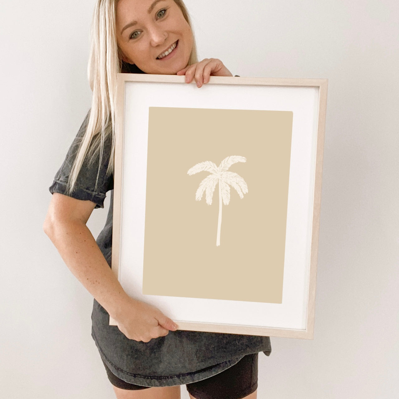 Palm tree kids wall print / wall art ~ 7 colours