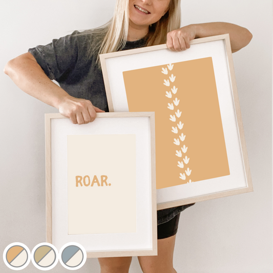 Roar kids wall print / wall art ~ 3 Colours