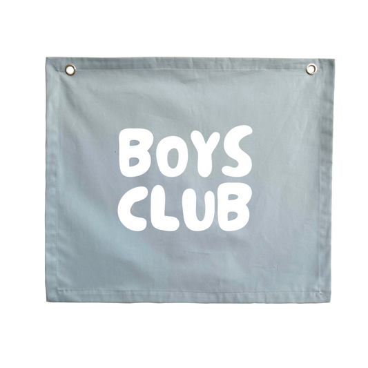 Boys club kids wall banner / wall hanging ~ Sky