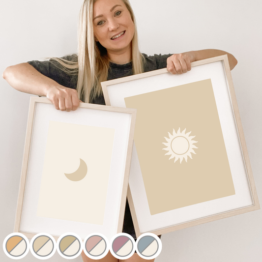 Sun kids wall print / wall art ~ 6 colours