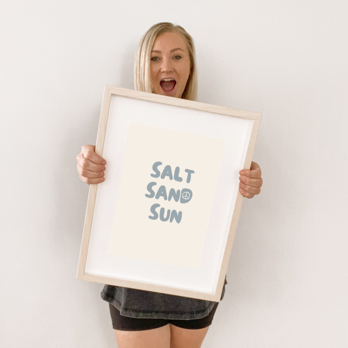 Salt sand and sun kids wall print / wall art ~ 6 colours