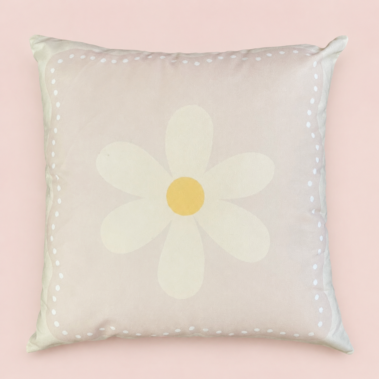 Daisy cushion slip  ~ Sample sale
