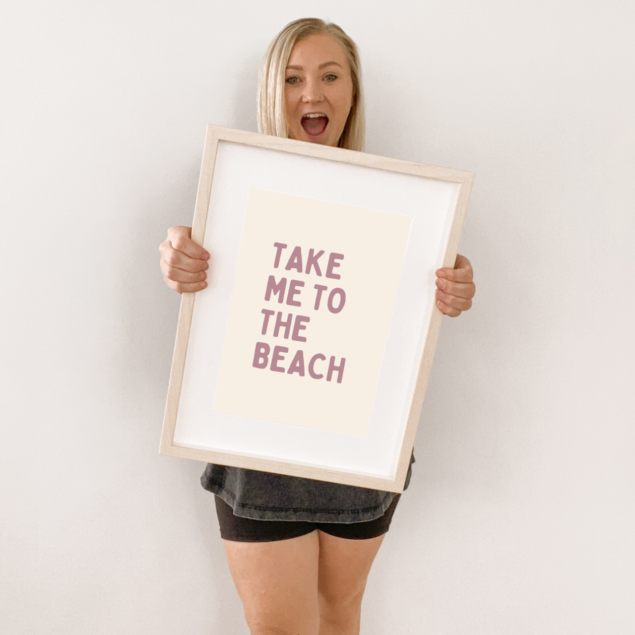 Take me to the beach kids wall print / wall art ~ 6 colours