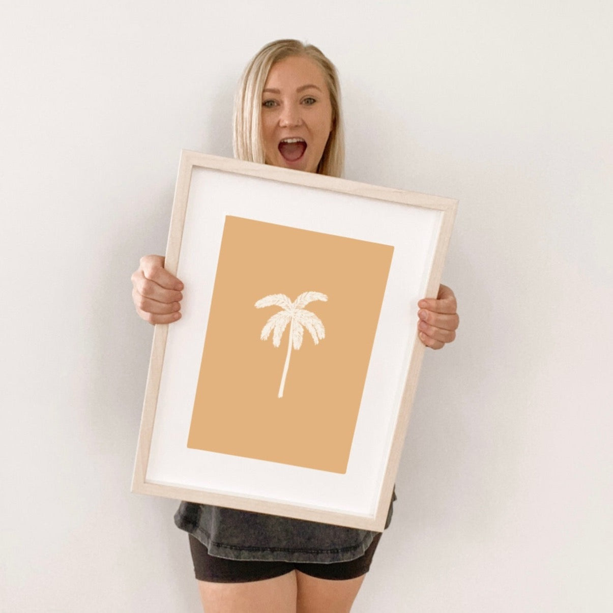 Palm tree kids wall print / wall art ~ 7 colours