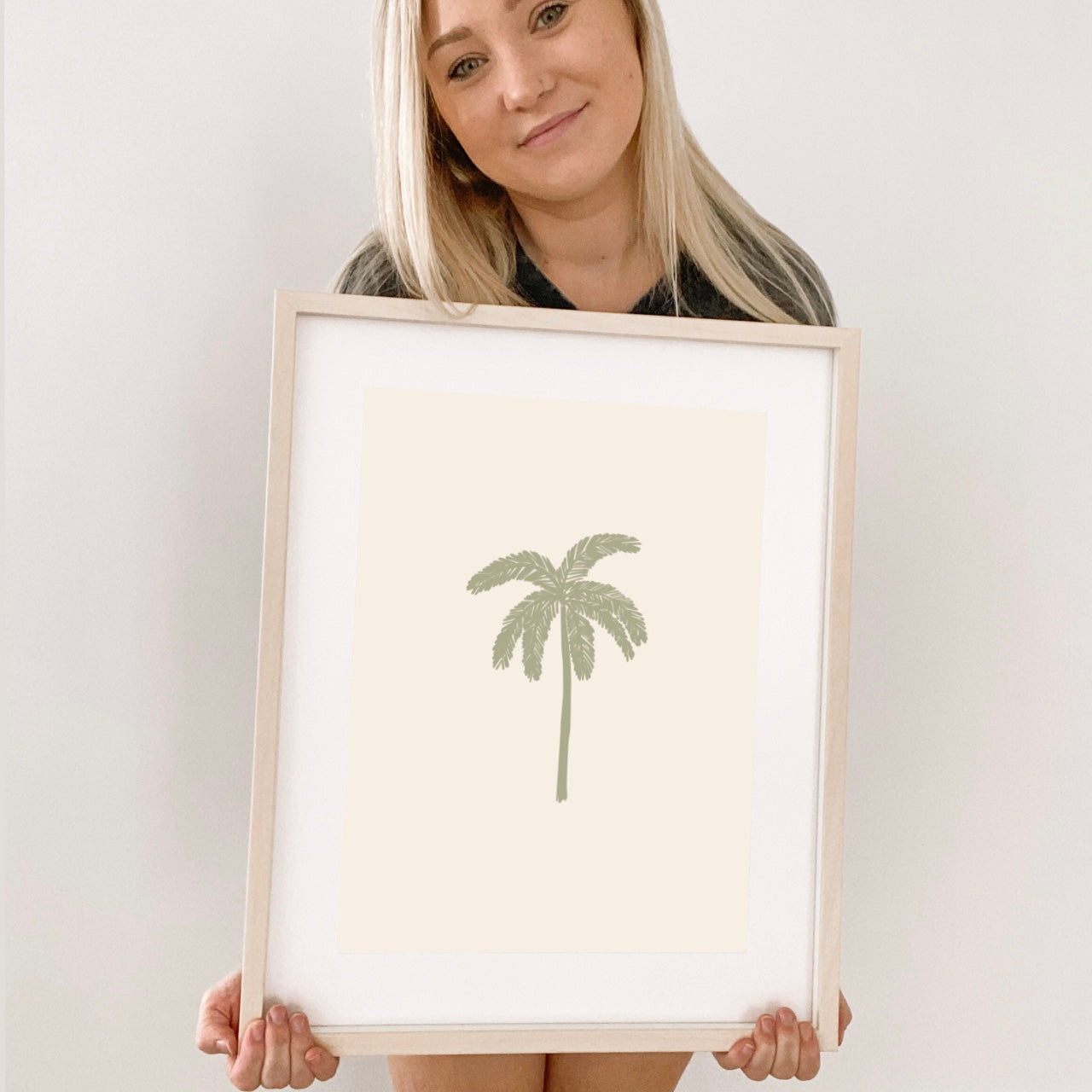 Palm tree kids wall print / wall art ~ 7 colours