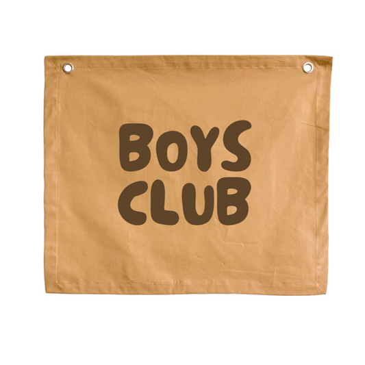 Boys club kids wall banner / wall hanging ~ Camel