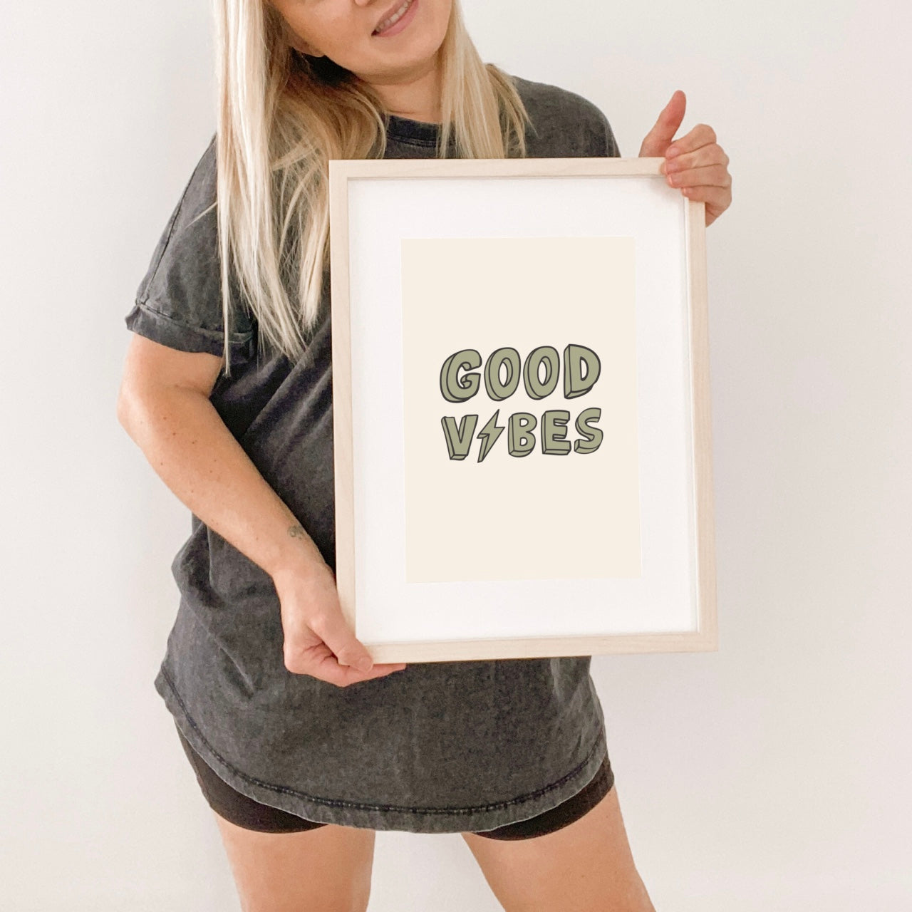 Good vibes kids wall print / wall art ~ 6 colours