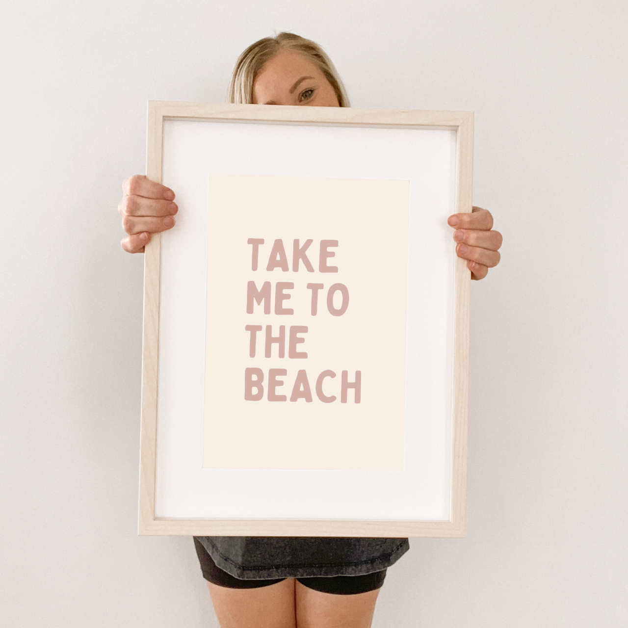 Take me to the beach kids wall print / wall art ~ 6 colours