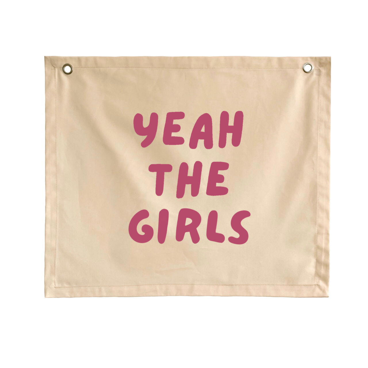 Yeah the girls kids wall banner / wall hanging ~ Shell